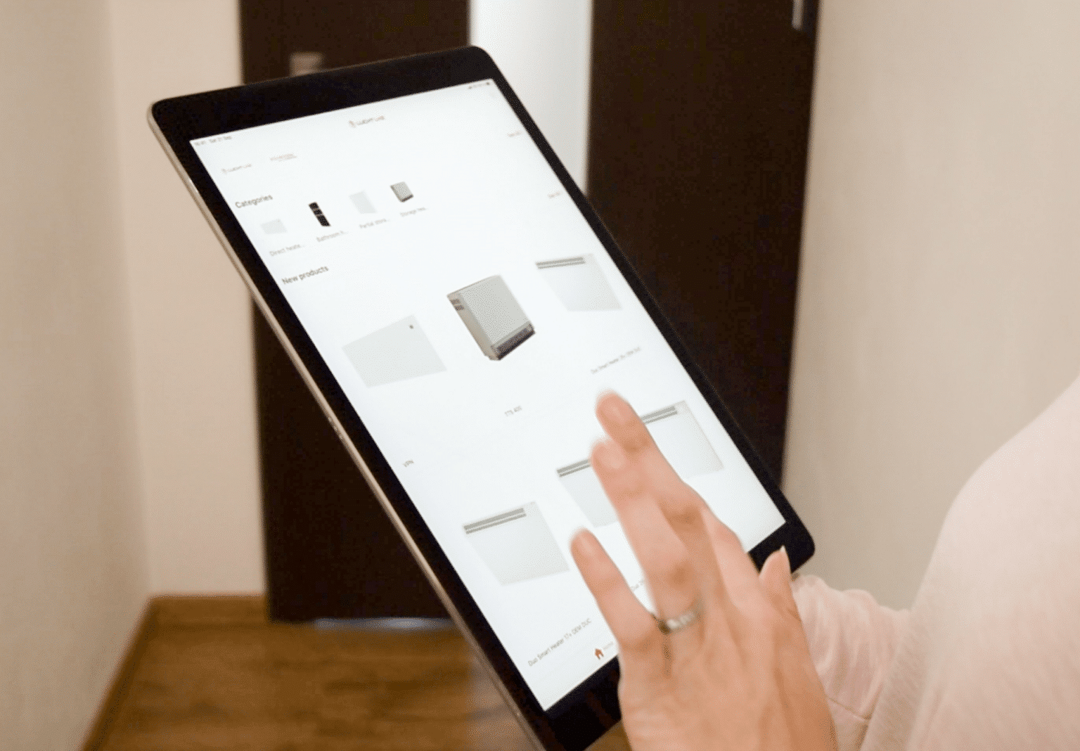 Lucht Elektroheizungen zu Hause oder im Büro live erleben - mit der Augmented Reality App