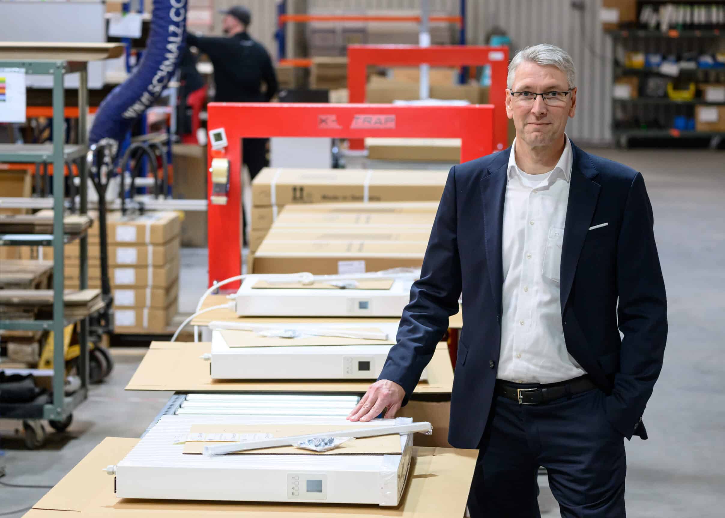 Uwe Lucht, Geschäftsführer von LUCHT LHZ, Hersteller von Elektroheizungen und Inhaber der Fachhandelsmarke TECHNOTHERM