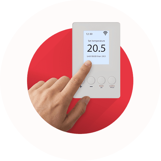 Elektroheizung Thermostat DSM von Technotherm